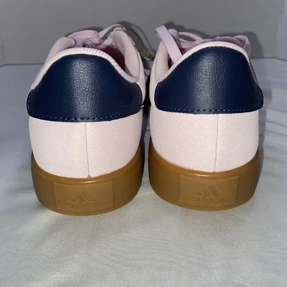 Adidas Court 3.0 Pink and Blue Women's Athletic Shoes - Picture 4 of 9